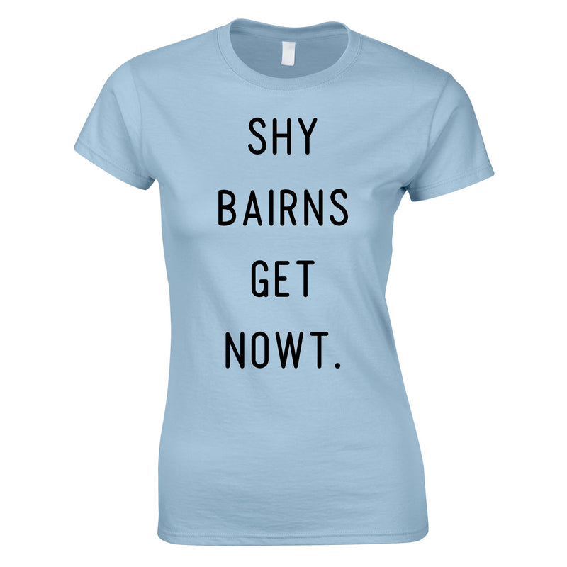 Shy Bairns Get Nowt Girls Top In Sky