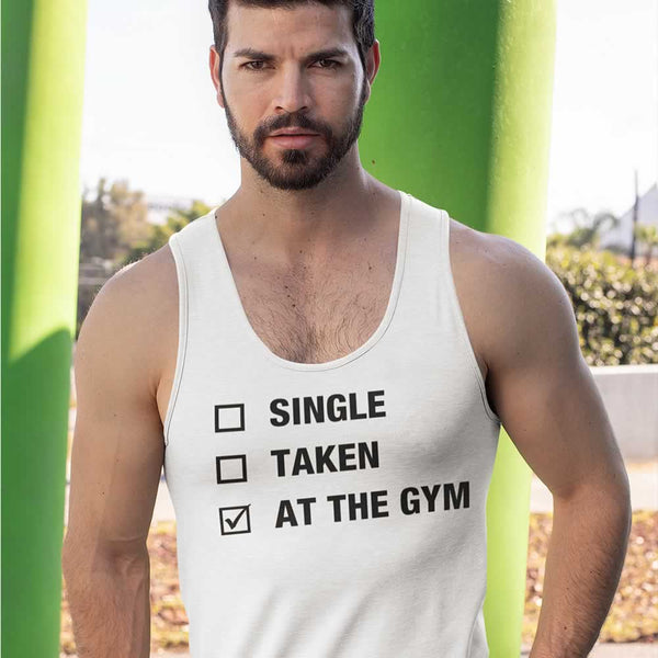 Single Taken Gym Vest Top For Men