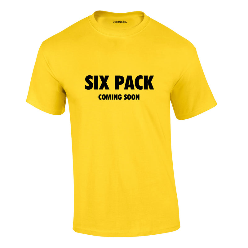 Six Pack Tee In Yellow