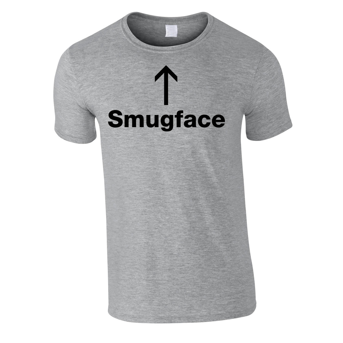 Smugface Tee In Grey