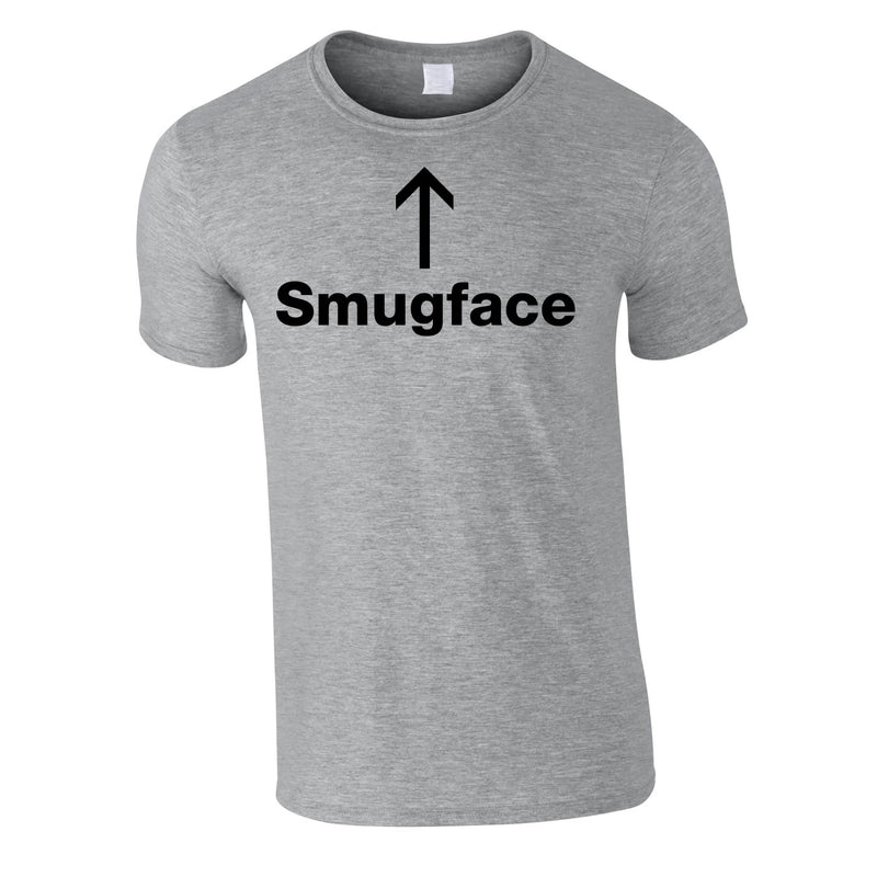 Smugface Tee In Grey