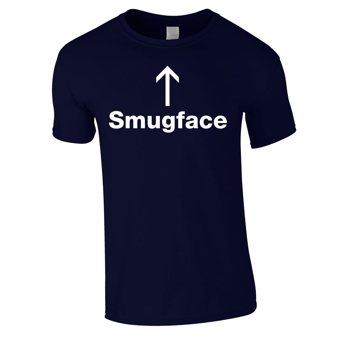 Smugface Tee In Navy