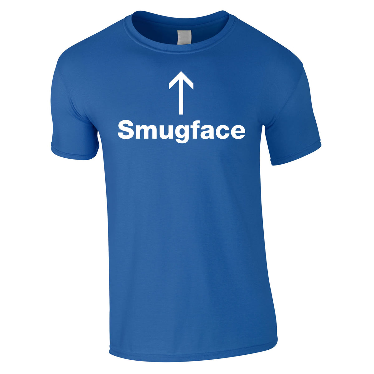 Smugface Tee In Royal