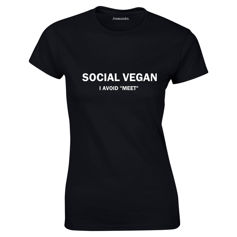 Social Vegan Women's Top In Black