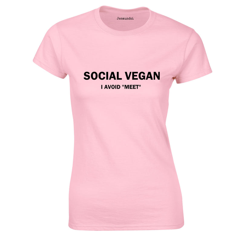 Social Vegan Women's Top In Pink