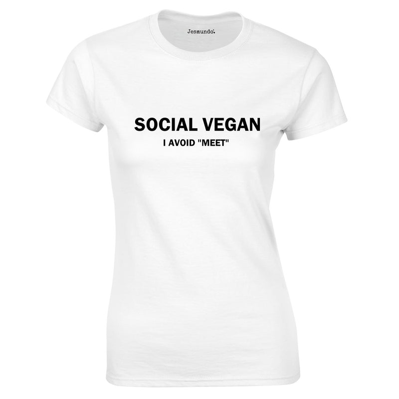 Social Vegan Women's Top In White