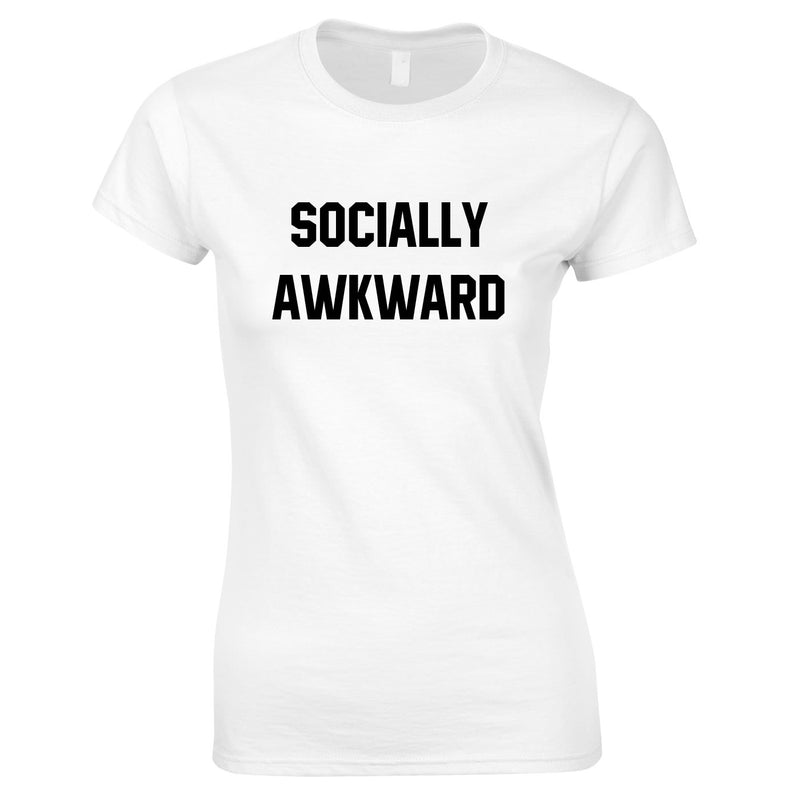 Socially Awkward Women's Top In White