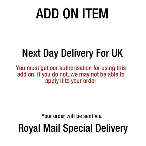UK Next Day Delivery ADD ON