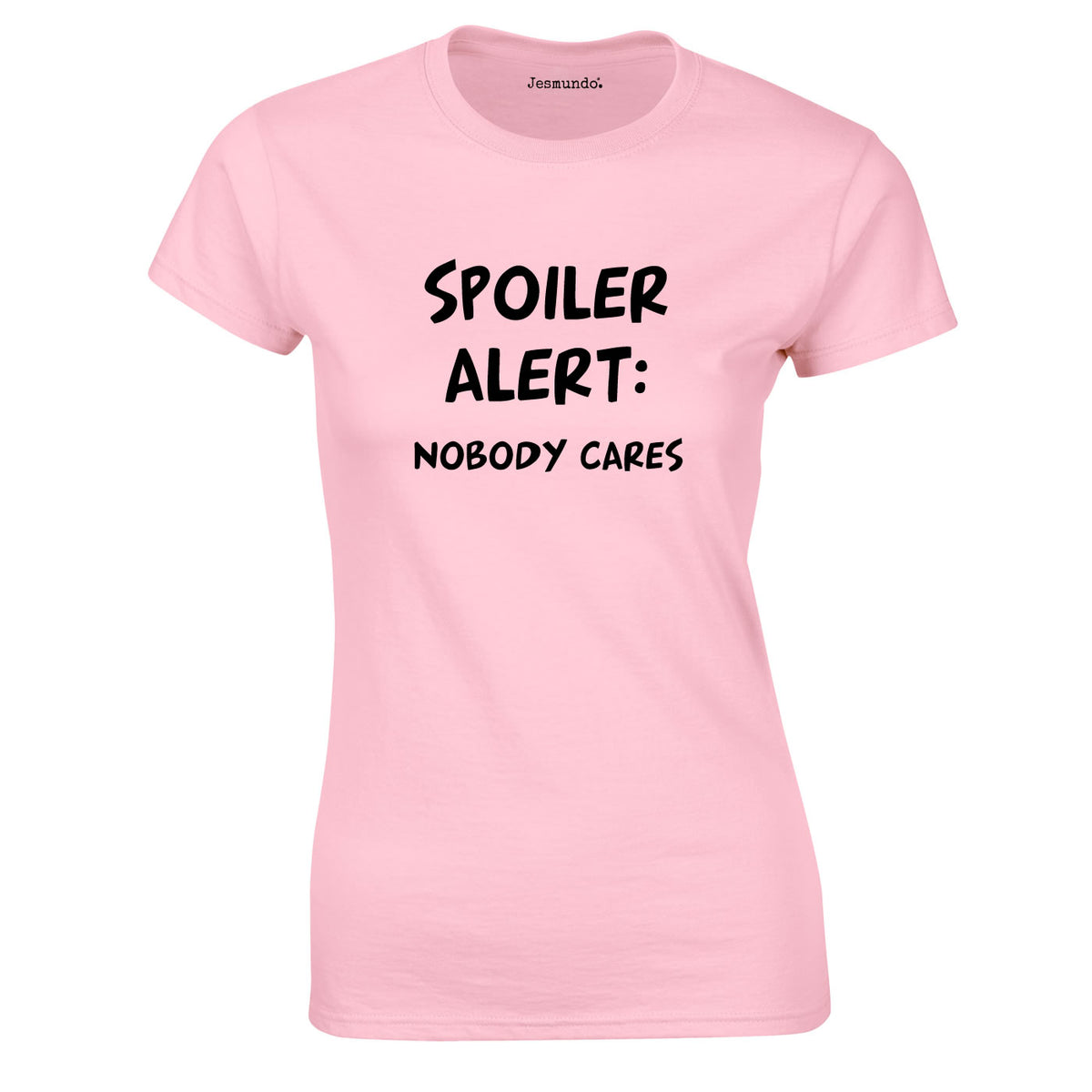 Spoiler Alert Ladies Top In Pink