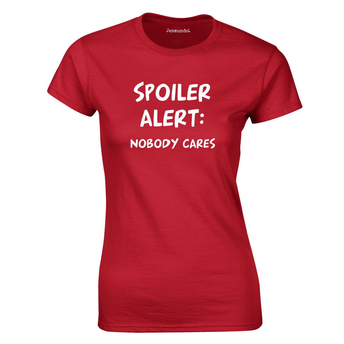 Spoiler Alert Ladies Top In Red