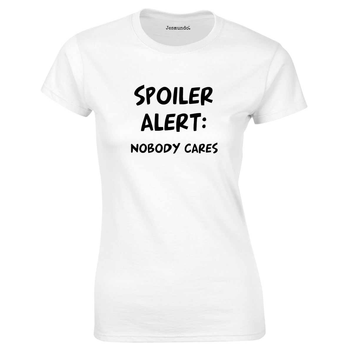 Spoiler Alert Ladies Top In White