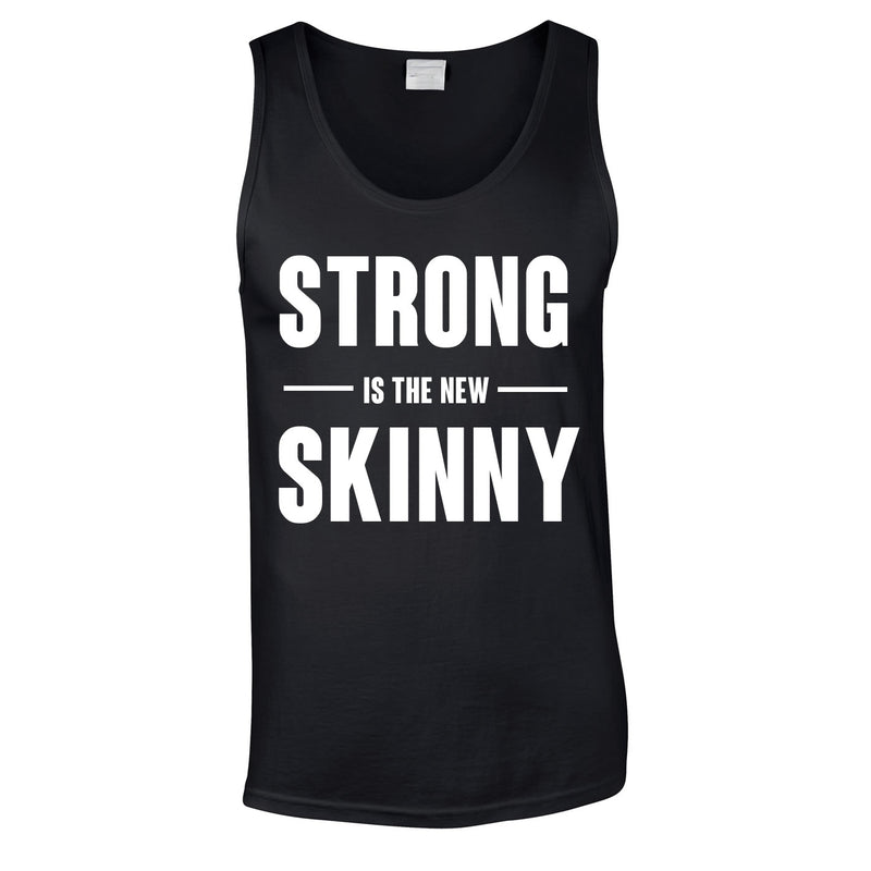 Strong Is The New Skinny Vest In Black