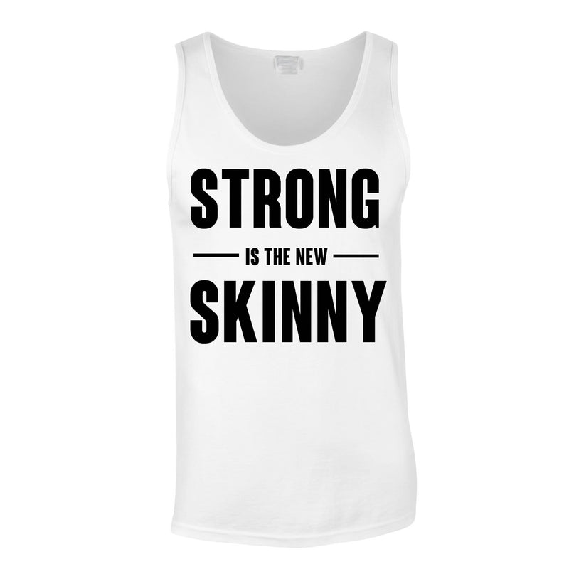 Strong Is The New Skinny Vest In White