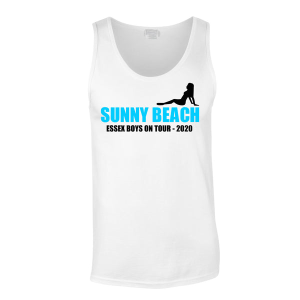Sunny Beach Vest Top Custom Printed