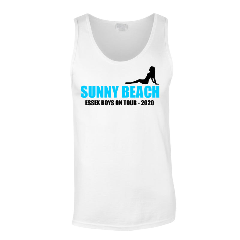 Sunny Beach Vest Top Custom Printed
