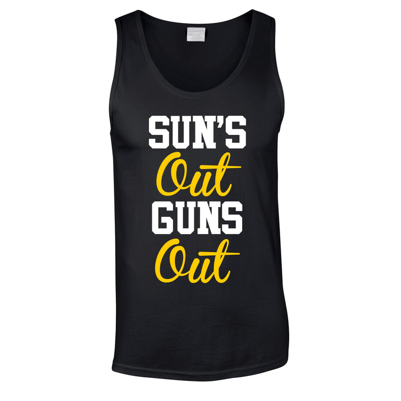 Sun's Out Guns Out Vest In Black