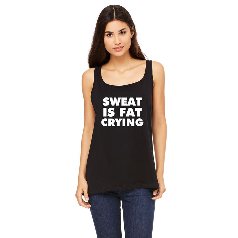 Sweat Is Fat Crying Women's Vest