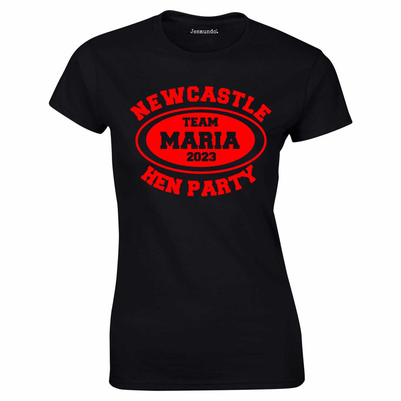 Team Hen Party Custom Printed T Shirts