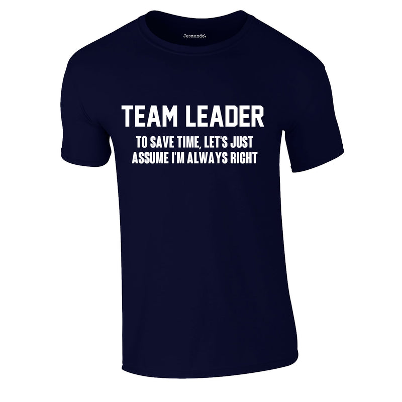 Team Leader Men's Tee In Navy