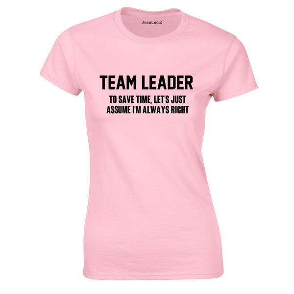 Team Leader Women's Top In Pink