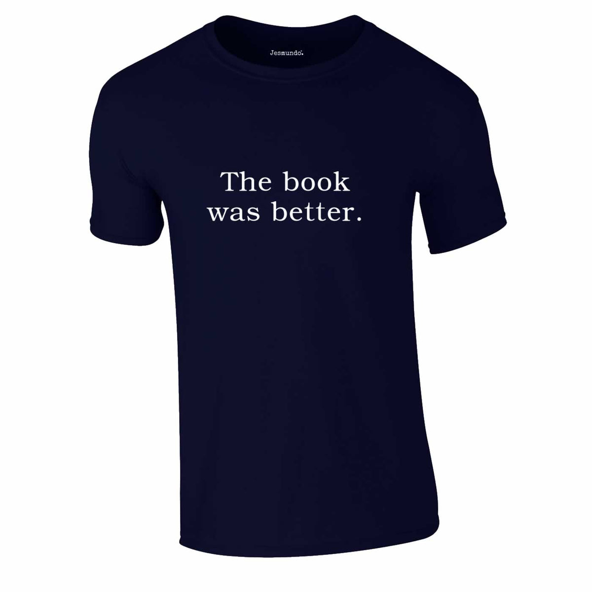 The Book Was Better Tee in Navy