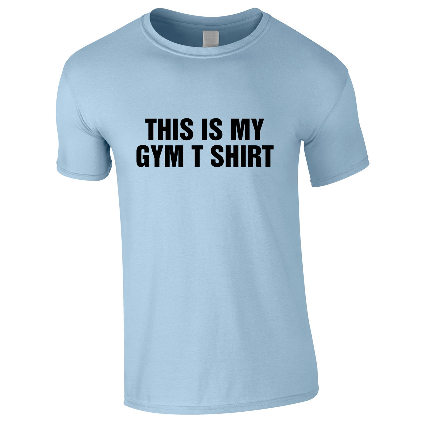 This Is My Gym T Shirt Tee In Sky