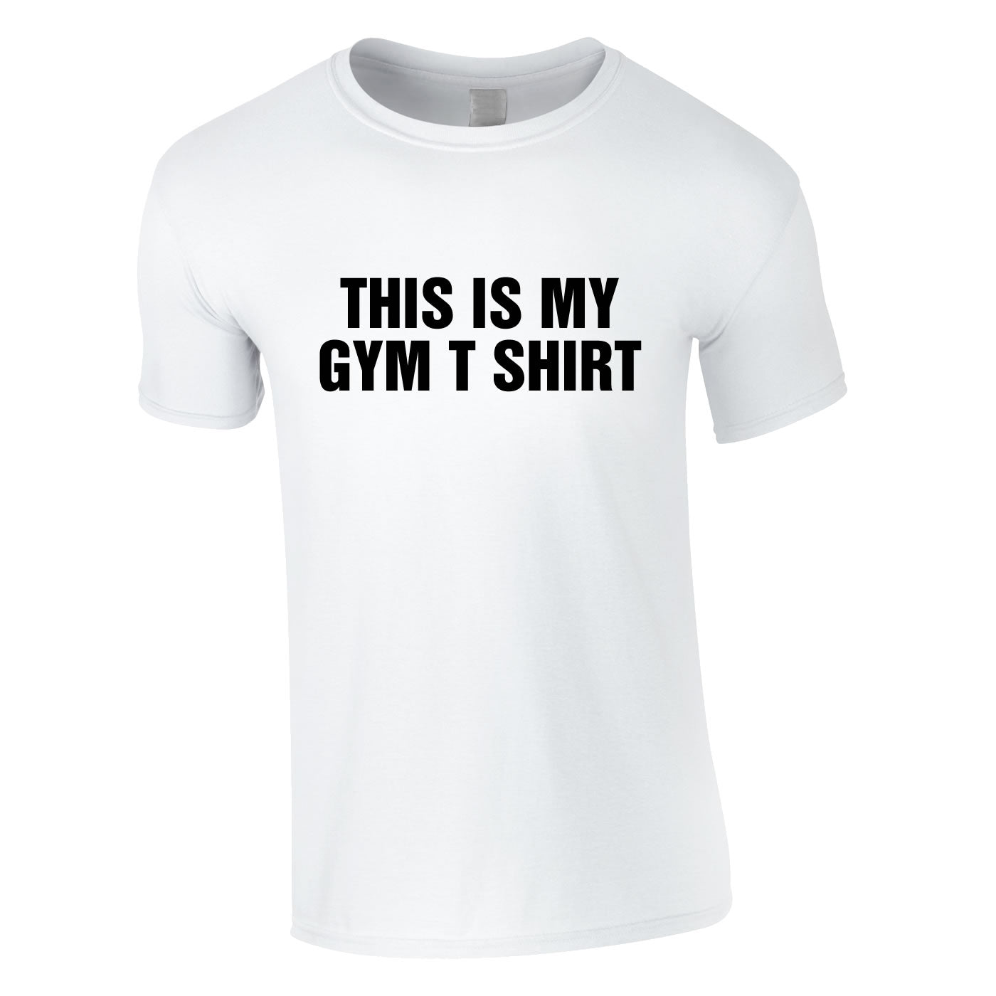 This Is My Gym T Shirt Tee In White
