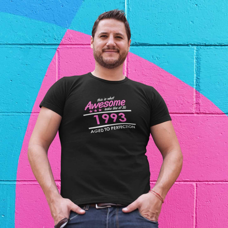 This Is What Awesome Looks Like 30th Birthday T Shirt For Men
