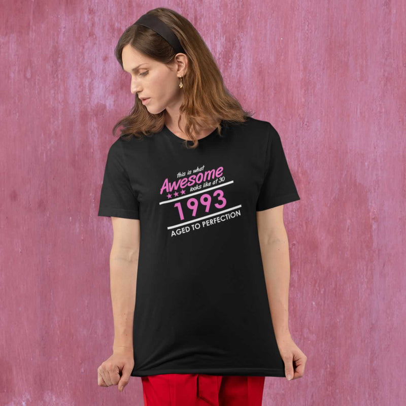 This Is What Awesome Looks Like 30th Birthday T Shirt For Women