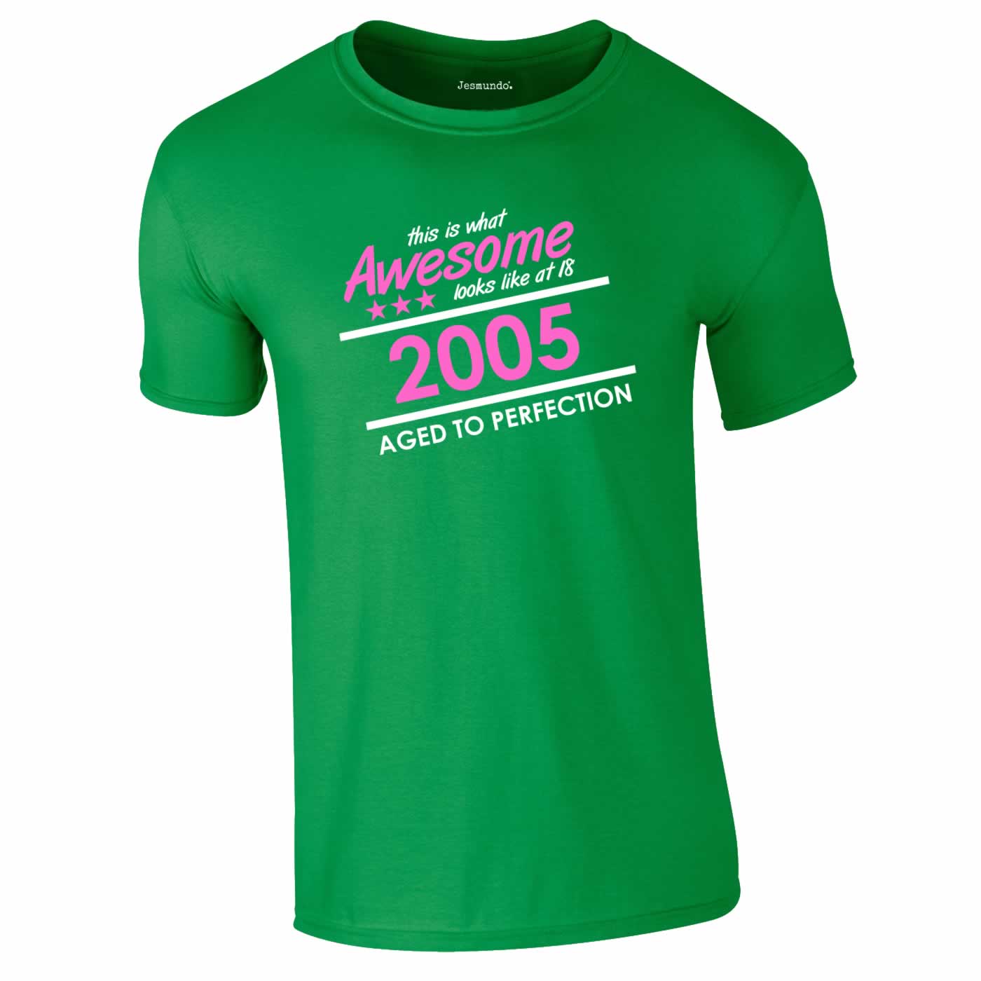 This Is What Awesome Looks Like 18th Birthday Tee In Green