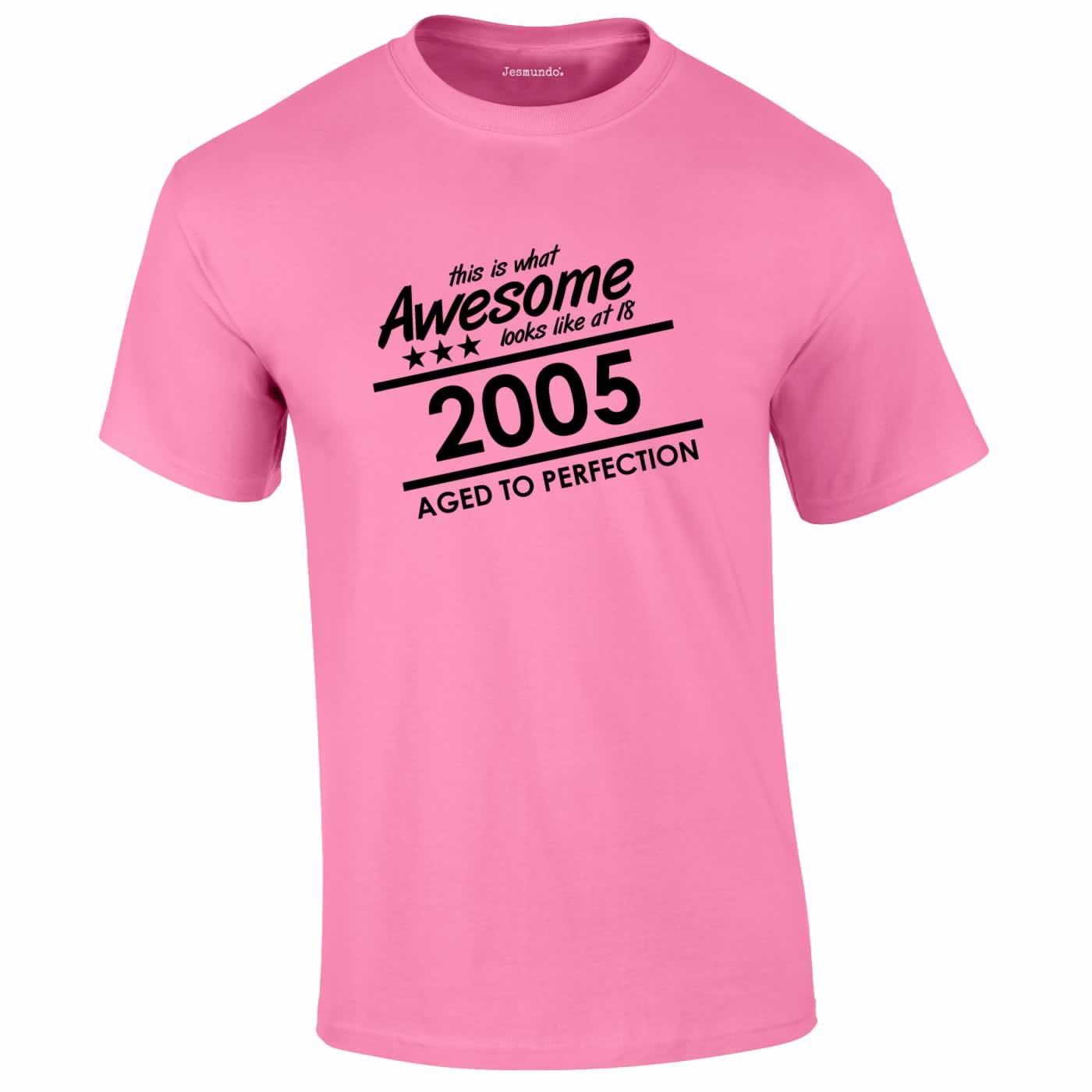 This Is What Awesome Looks Like 18th Birthday Tee In Pink