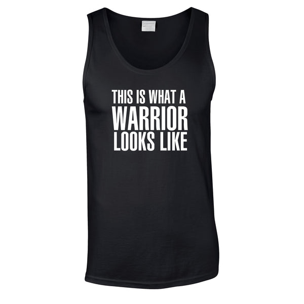 This Is What A Warrior Looks Like Vest In Black