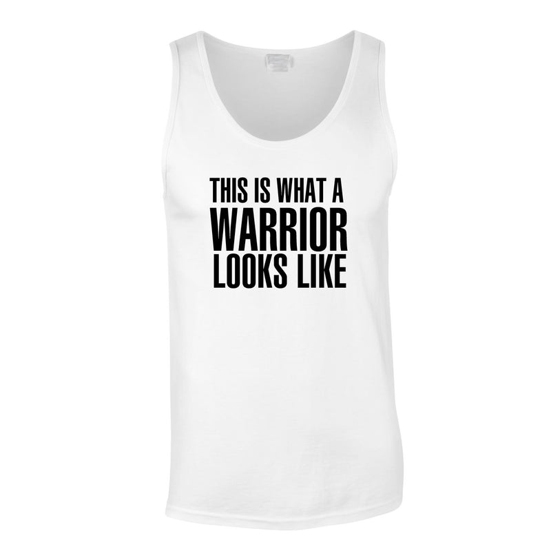 This Is What A Warrior Looks Like Vest In White