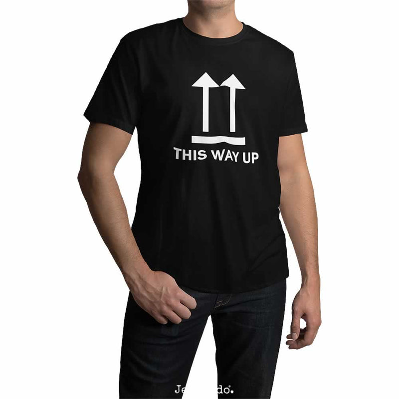 This Way Up Streetwear Slogan T-Shirt