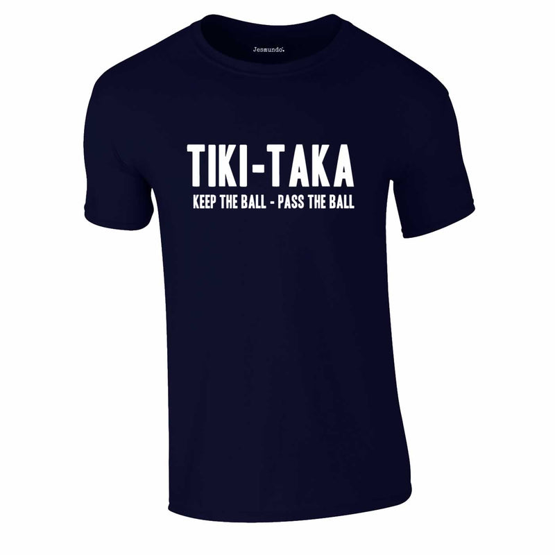 Tiki Taka T-Shirt In Navy Blue