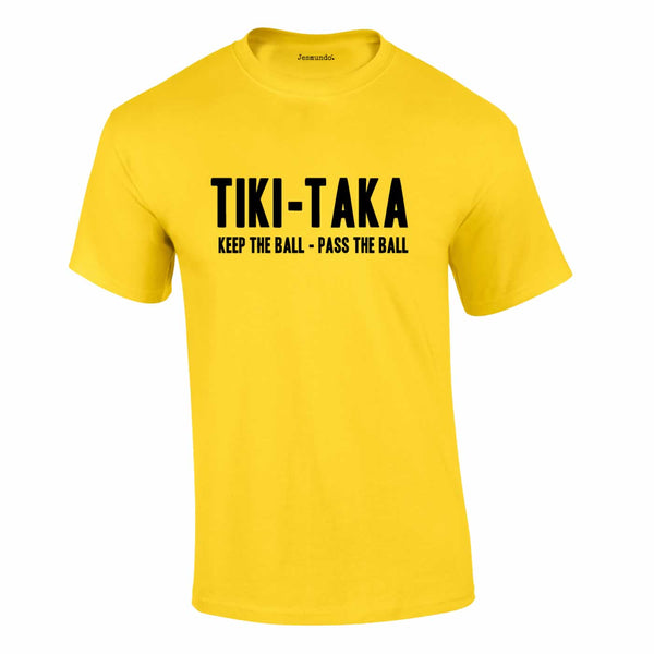 Tiki Taka T-Shirt In Yellow