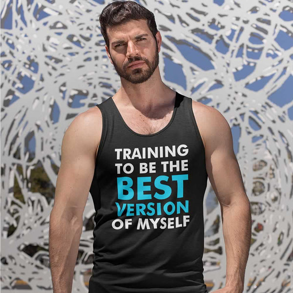 Training To Be The Best Version Of Myself Vest For Men