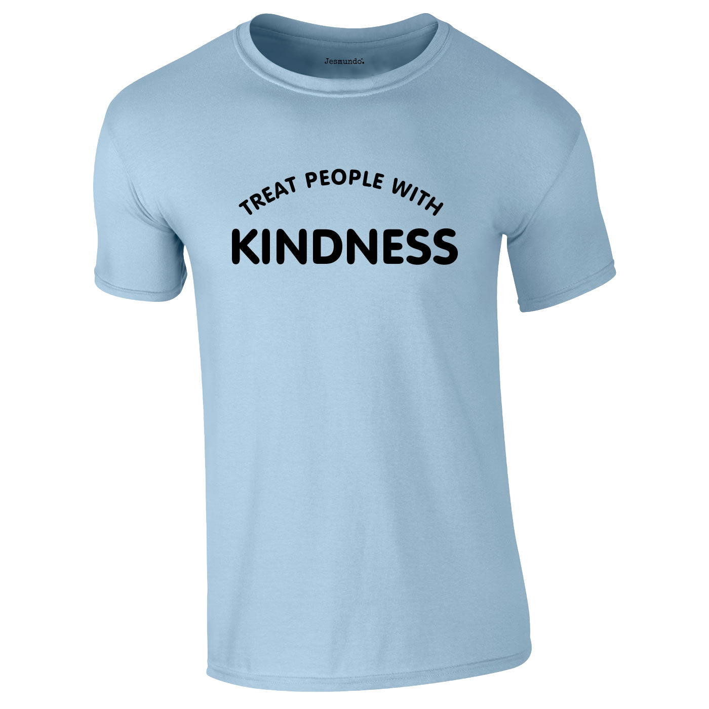 Treat People With Kindness Shirt – Women’s Embroidery Graphic Tee, Soft Cotton Blend, Positive Message Top In Casual Fit
