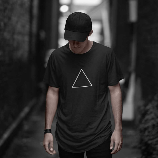 Triangle Printed Graphic T Shirt