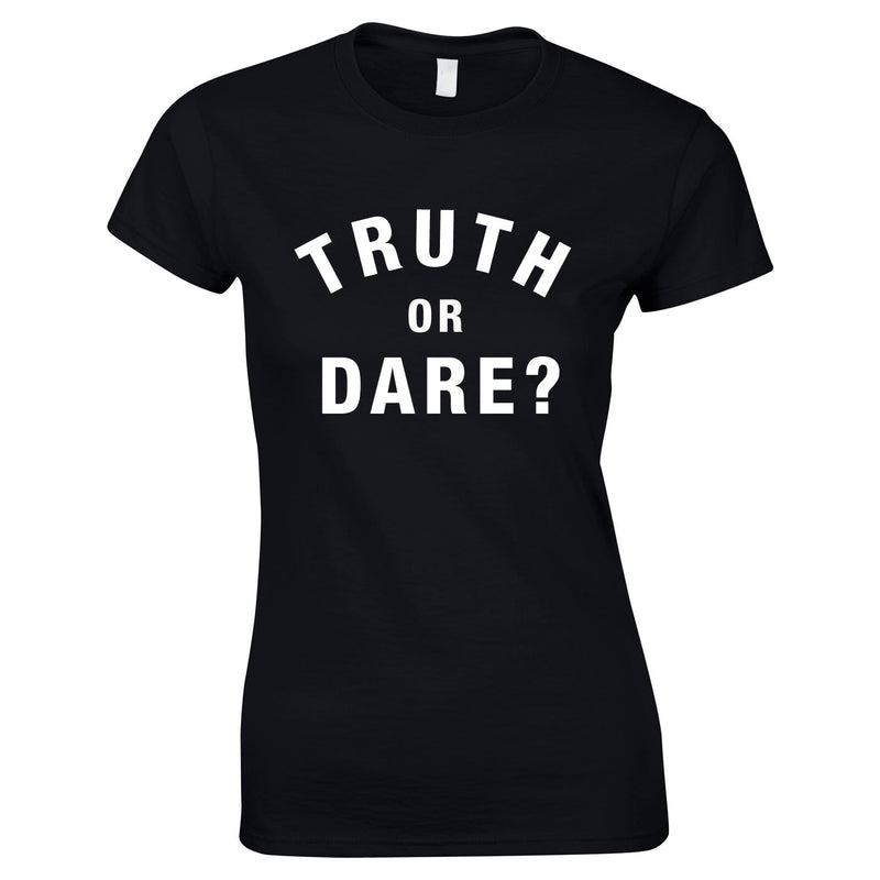 Truth Or Dare Top In Black