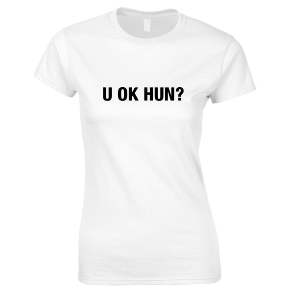 U OK Hun Women's Top In White