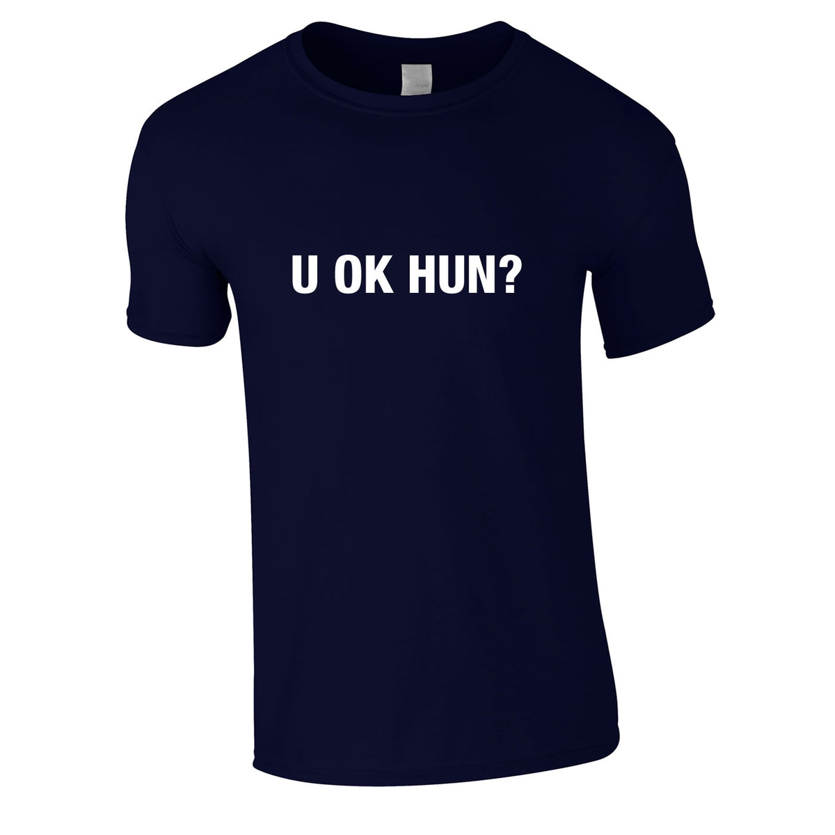 U OK Hun Men's Tee In Navy