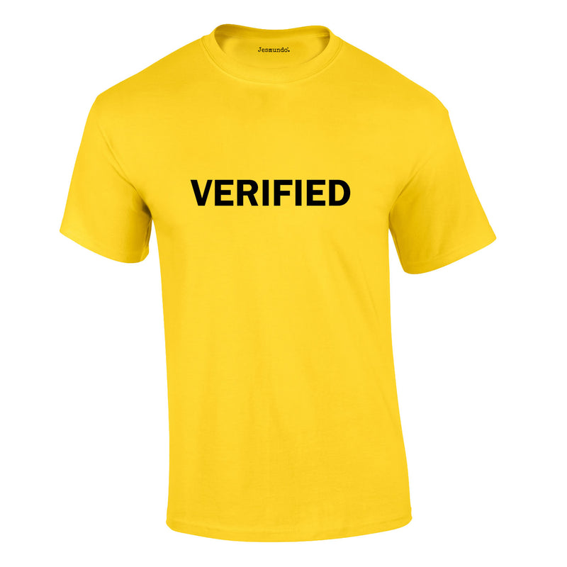 Tee In Yellow
