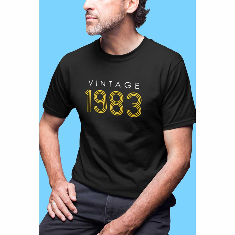 Vintage 1983 Cool 40th Birthday T-Shirt For Men