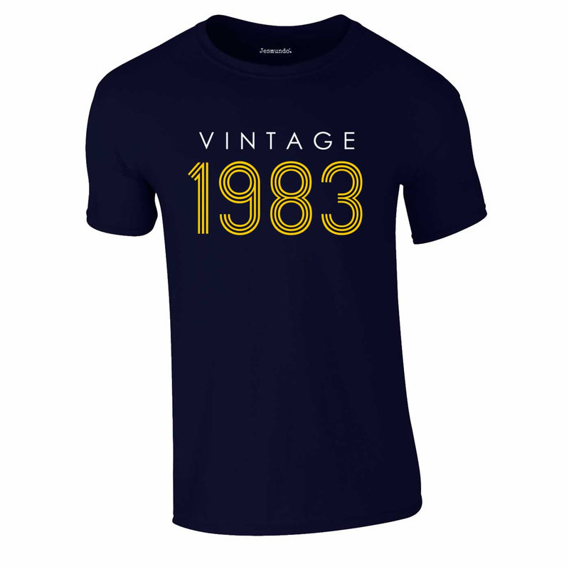 Vintage 1983 Tee In Navy