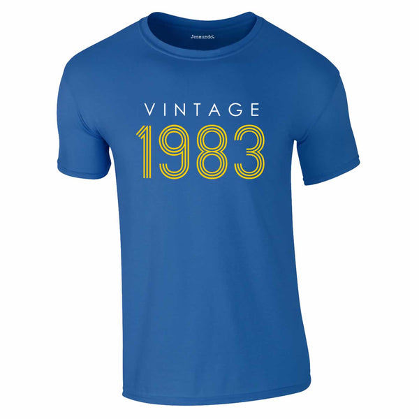 Vintage 1983 Tee In Royal Blue