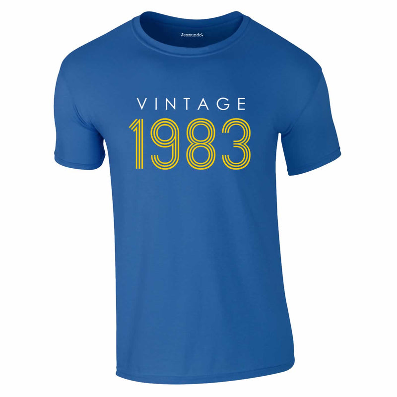 Vintage 1983 Tee In Royal Blue