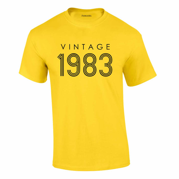 Vintage 1983 Tee In Yellow