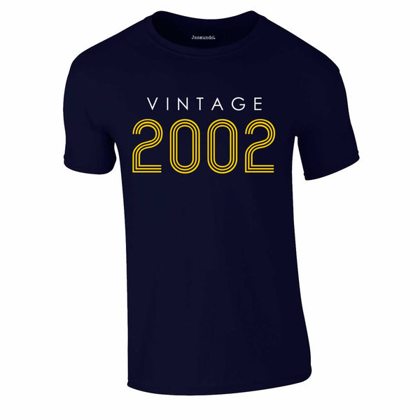 Vintage 2002 Tee In Navy