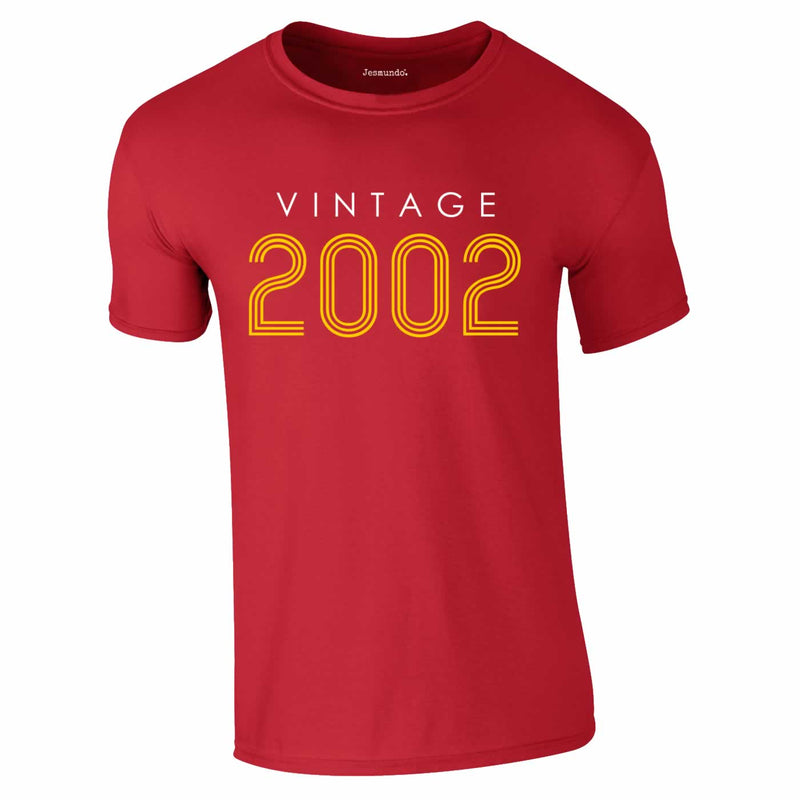 Vintage 2002 Tee In Red